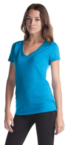 Bamboo Slub V-Neck T-Shirt