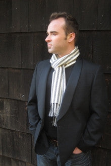 HERRINGBONE LINEN Men’s Scarf