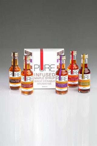 Sample Package of all 5 PURE Infused Maple Syrup